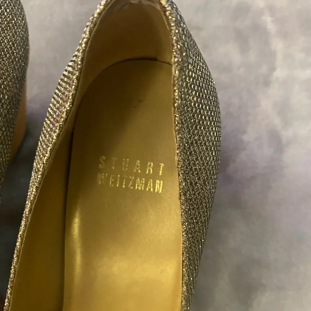 Stuart Weitzman sparkling wedges, size 6,5 - Picture 9 of 12